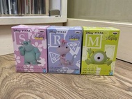 【全新絕版】 怪獸公司 Cutte! Fluffy Puffy 大眼怪 毛毛 藍道 一套三隻 Mike Sulley Randall Monster Inc. Monster Inc Monster 