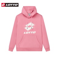 Lotto | เสื้อฮู้ดสตรีทสไตล์คลาสสิกสำหรับผู้ชาย 100% ฝ้าย