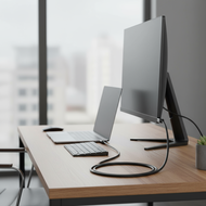 HDMI、PC、,4K 30Hz。  Kabel Penyesuai HDMI untuk Laptop, PC, Projektor, HDTV 4K 30Hz Pemindahan Audio d