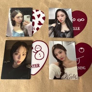 CAFE Card aespa VALENTINE'S Japan Karina Giselle Winter Ningning