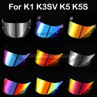ที่บังแดดรถจักรยานยนต์ขนาดกะทัดรัด K1S K1 K5-S K5S สำหรับ K5 AGV หมวกกันน็อคมอเตอร์ไซค์แว่นตาป้องกันเลนส์แบบเต็มหน้าอุปกรณ์เสริมสำหรับ Moto casque
