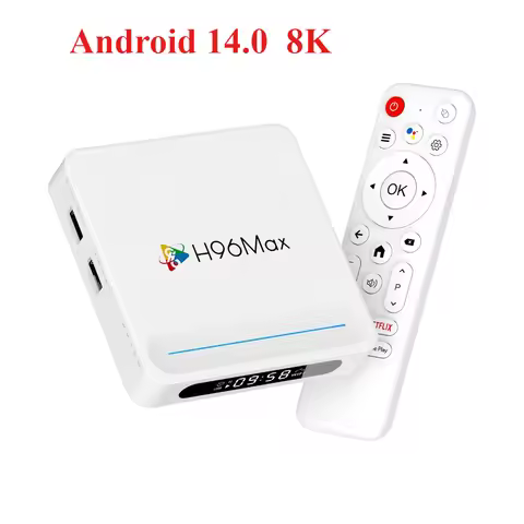 H96Max H618 Smart Android14.0 Smart TV BOX BT5.4 WIFI 6 ARM Cortex A53 16G/32G/128G 2.4G/5G 8K HD Wi
