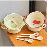 HEJU Ceramic Bowl Ceramic Bowl/ Aesthetic Bowl/ Soup Bowl/