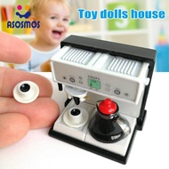 ASM Dollhouse 1:12 Miniature Kitchen Expresso Coffee Maker Machine with Pot Cup Set