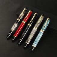 Golden Modification Fountain Pen Flexy G Nib Flower body English Calligraphy Pen For Learn Circular