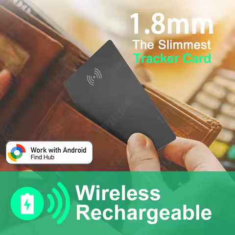 Wireless Charger Key Finder Wallet Anti-loss Card Google GPS Tracking Android Smart Location Tag wit
