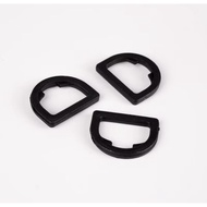 HYC Black PP PLASTIC DRing 2.5CM/ Ring D PLASTIC 2.5CM PP