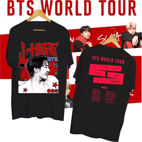 2026 Summer BTS Arirang Graphic T-shirt Men and Women Cotton T Shirt Fashion High Quality Short Slee