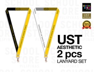 UST 2 pcs LANYARD SET - UST Growling Tigers 2pc Lanyard Set ID Lace - University of Santo Tomas ID