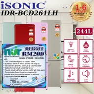 ISONIC DOUBLE DOOR VINTAGE FRIDGE / REFRIGERATOR IDR-BCD261LH