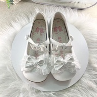 Mary Jane Shoes Palace Style Sweet Cute Lolita Shoes Lolita Shoes Low-Heeled Small Leather Shoes Gir