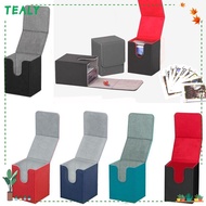 TEALY Deck Box, Organizer PU Game MTG Trading Card Holder, Gift Box Protectors Collectible Game Stor