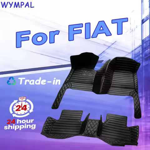 Car Floor Mats For FIAT FIAT tipo 500 500c 500X Barchetta Croma 126p X1 9 Ducato 124 Spider 500L Gra