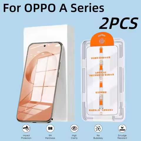 2PCS HD Tempered Glass Screen Protector for OPPO A1 A2 A3 A5 A7 A9 A35 A52 A53 A55 A56 A57 A58 A74 A