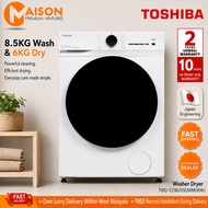 Toshiba Washer Dryer 8.5KG/6KG TWD-T21BU95UWM(WW)