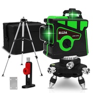 HILDA Laser Level 12 Lines 3D Level Self-Leveling 360 Horizontal And Vertical Cross Super Powerful G