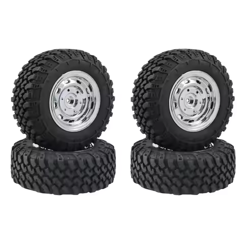 5mm Hex MN99S Rubber RC Wheels for MN98 MN82, WPL C24-1 B36 D12 C64 D74-1 Off Road Car Upgrade, High