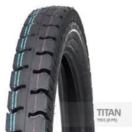 ✑ Power Tire Titan T901 8 Ply Rating Motorcycle Tire (Banana / Bulldog Type) HEAVY DUTY