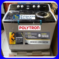 Mesin cuci Polytron 14 kg 2 tabung PWM 1402 X