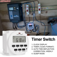 ARMARIO Timer Switch AC 110V 120V 220V 230V 7 Days Weekly Programmable Volt Voltage Output Smart swi