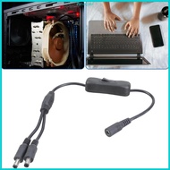 RPAN DC5521 Y Splitter Power Extension Cable 5 5x2 1mm Female to Double Male Switcher for CCTV and L