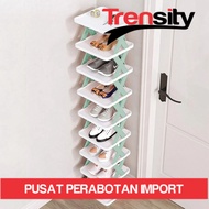 9-tier shoe rack-26cmx24cmx130cm Plastic shoe rack X aesthetic shoe rack Stacking shoe rack sandal r