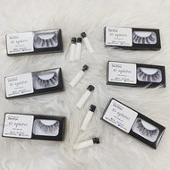 3D EYELASHES 100% HUMAN HAIR + id glue
