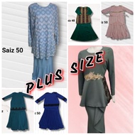 BAJU RAYA KURUNG MODEN FESYEN PERPLUM PLUS BIG SIZE MURAH 😍 PART 2
