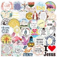 ❉ Bible Phrase Series 04 Classical Quotes Stickers ❉ 50Pcs/Set Fashion DIY Waterproof Decals Doodle Stickers