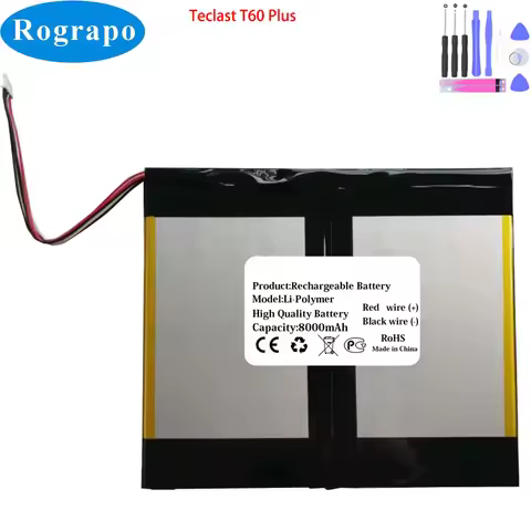 New 3.8V 8000mAh Teclast T60 Plus T60+ Tablet PC Battery