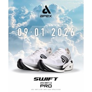 Apex SWIFT 2.0 PRO White/ Black Running Shoes by Srichaigroup