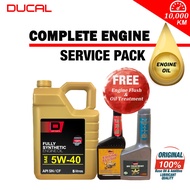 DUCAL FULLY SYNTHETIC Engine Oil 5W40 API SN/CF 5 Litres (FREE Engine Flush & Oil Treatment) 5W40 5L