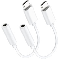 USB C to 3.5mm Audio Headphone Adapter, Type C to Headphone Jack Adapter, Aux Audio Dongle Cable Cor