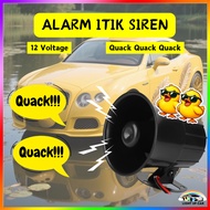 Light Up Car Duck Sound Siren 12v Super Loud Universal Alarm Itik Siren Siren Itik Duck Alarm Duck S