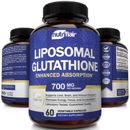 NutriFlair Liposomal Glutathione 特級脂質體穀胱甘肽700 毫克 60粒膠囊