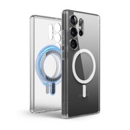 三星 Galaxy S25 Ultra 6.8吋磁吸防摔邊框透明Hybrid手機殼