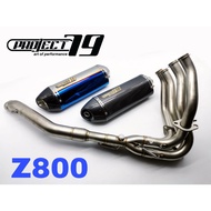 Project79 Exhaust Kawasaki Z800 Ekzos Stainless Steel Muffler Full System Piping Manifold Z 800 Moto