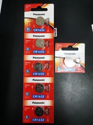 ของแท้ Panasonic ถ่านกระดุม CR1632 แพคเกจใหม่ 1632 ถ่านรีโมทรถยนต์ ถ่านรีโมทรถ แบตกระดุม Button Batt