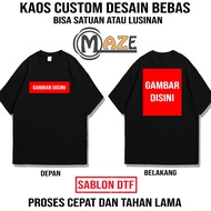 Custom T-SHIRTS / OWN DESIGN T-SHIRTS / CUSTOM PHOTO T-SHIRTS / DTF A5 + A4 SCREEN PRINTING