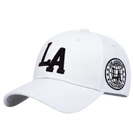 Hamlin Topi Baseball Cap Bordir LA Los Angeles California Style ORIGINAL - White