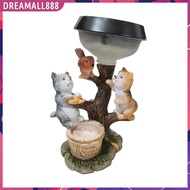 ❣Dreamall888❣  Solar Power Cat Dog Rabbit Little Animal Shape Light Balcony Porch Decoration