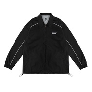Moxie Parker Reversible Coach Jacket - Black / Silver Grey