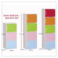 5 Door color box cabinet bookcase/ storage cabinet/ ral buku/ rak buku kayu 19KG