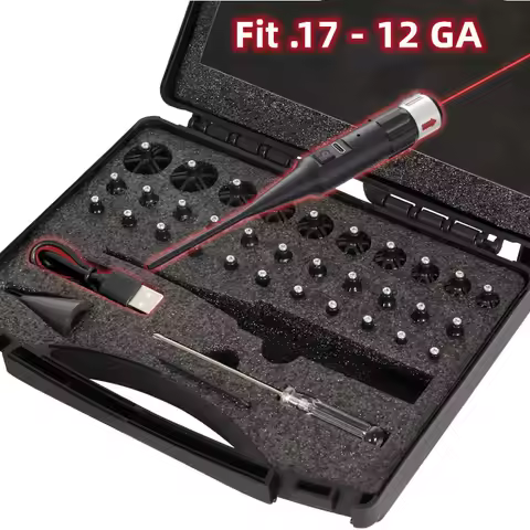 .177 .22 Caliber to .78 Red Laser Collimator For Glock Laser Bore Sight