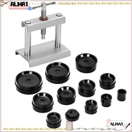 ALMA Watch Press Repair Tool Set, Hand Tool Metal Watch Capping|Set, Durable Professional Repair Tool Watch Repairing Fitting Dies Kit Watchmaker