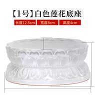 Buddha Image Offering Home Indoor Lotus Base Water Crystal Decorative Ornaments Wealth Deity Musti S