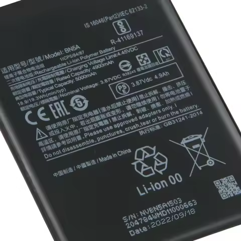 Production Date 2025 Replacement Battery BN5A For Xiaomi Mi Redmi Note 10 BM57 For Xiaomi Mi Redmi N
