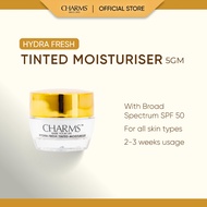 CHARMS HQ Skincare Pelembap Muka Hydra Fresh Tinted Moisturiser SPF50+ Tinted Sunscreen Moisturizer