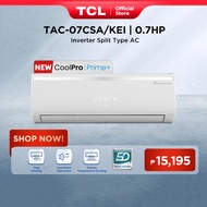 TCL 0.7HP Inverter Aircon Split-type Air Conditioner TAC-07CSA/KEI (White)