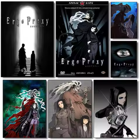 Ergo Proxy Anime Poster HD art canvas painting home living room bedroom bar aesthetic decoration